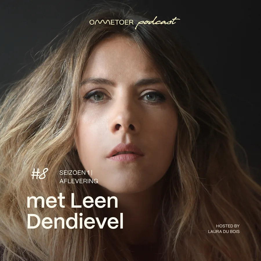 Podcastcover met Leen Dendievel