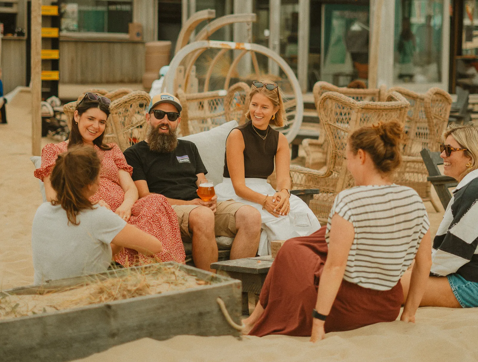Founders in gesprek tijdens een Ommetoer-dag